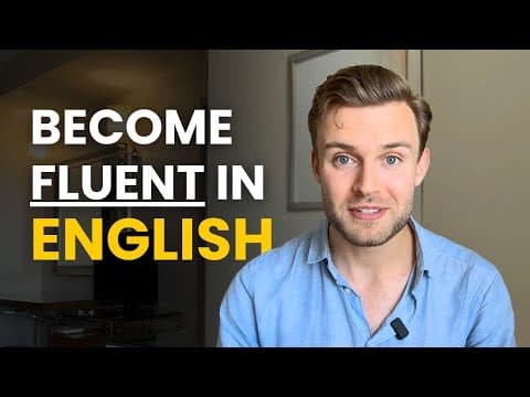The ONLY way to become fluent in English in 2026... thumbnail