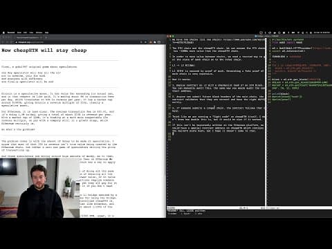 George Hotz | Programming | cheapeth.org : An L1 to L2 bridge, part 1 | cTH | Science & Technology thumbnail