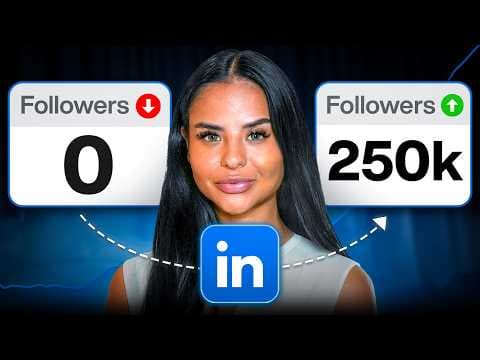How I’d grow to 250k Followers on LinkedIn Again if I had to start from scratch thumbnail
