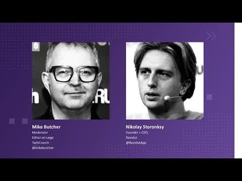 Fireside Chat with Nikolay Storonsky (Revolut) | Disrupt SF 2018 thumbnail