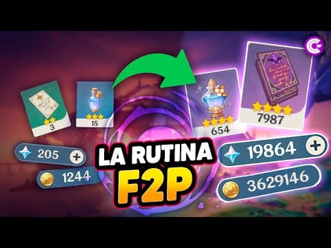 ✅Te FALTAN RECURSOS? La Rutina F2P Definitiva - Genshin Impact thumbnail