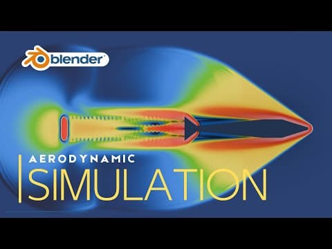 Blender Tutorial - Aerodynamic Simulation thumbnail