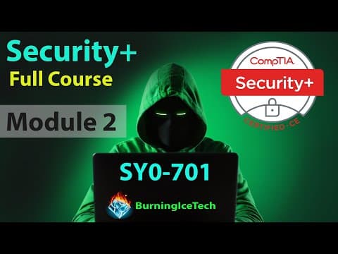 CompTIA Security+ Full Course for Beginners - Module 2 - Comparing Threat Types thumbnail