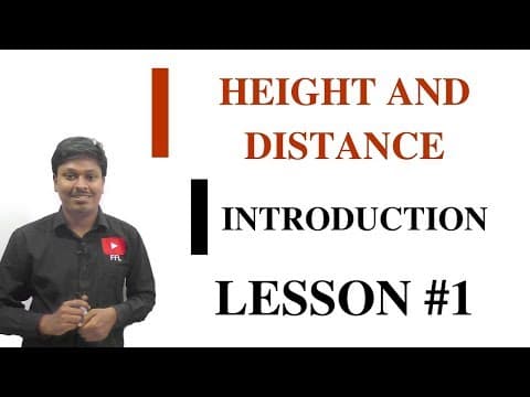 Height and Distance_Lesson #1(INTRODUCTION) thumbnail