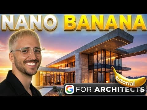 GOOGLE Nano Banana AI for ARCHITECTURE - Beginner Tutorial (UPDATE) thumbnail