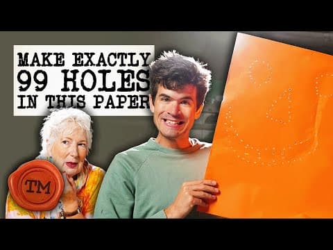 Make Exactly 99 Holes | Full Task | Taskmaster thumbnail