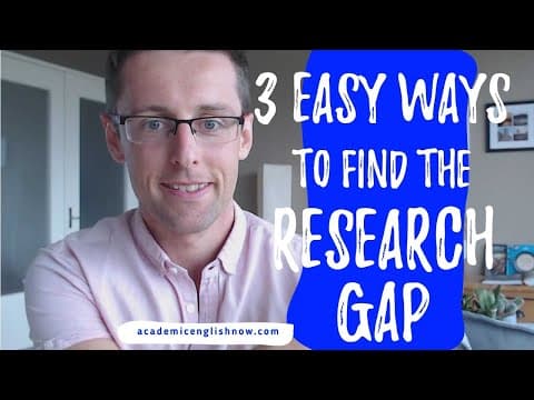 3 easy ways to identify the research gap thumbnail