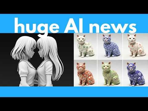 New AI video editor, new AI 3D models, new open-source AI beats DeepSeek, new VEO competitor thumbnail