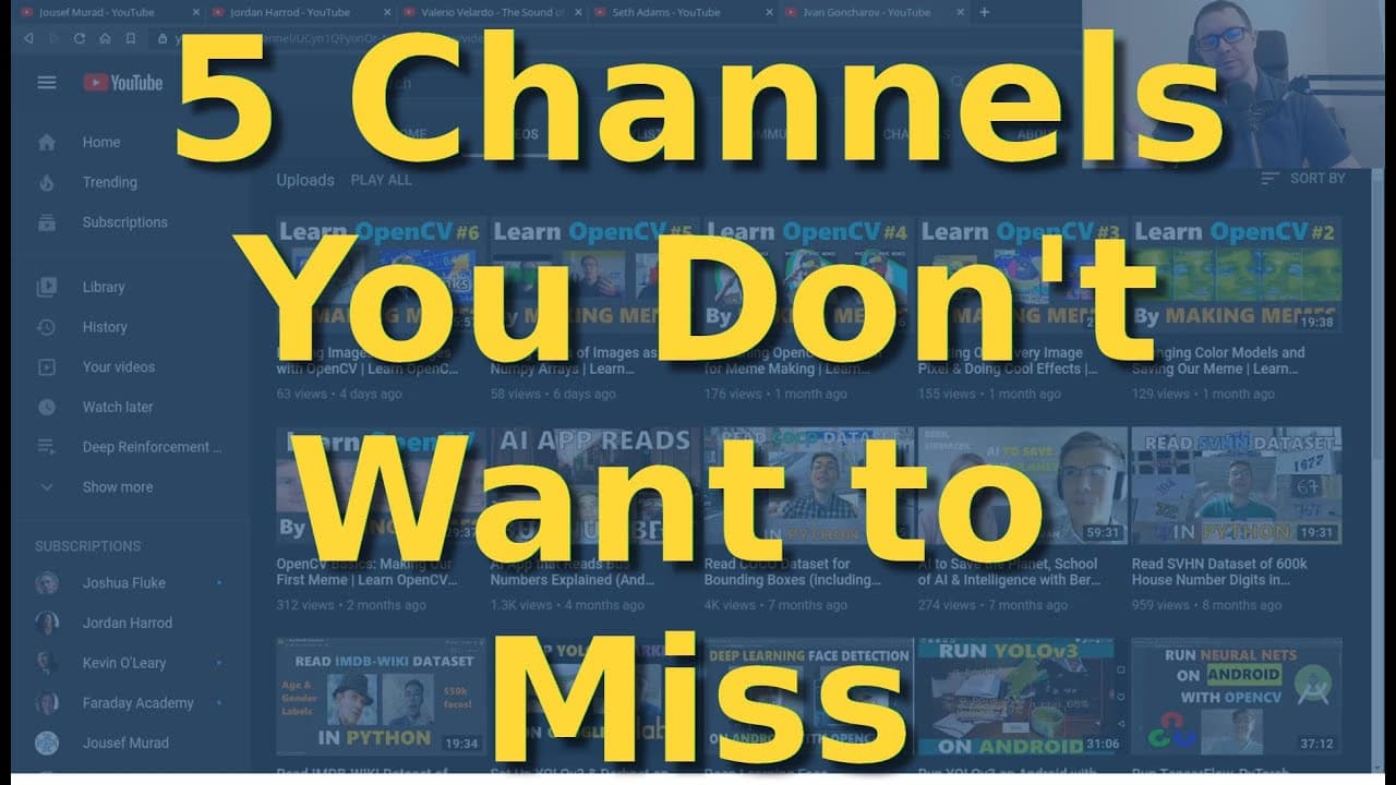 YouTube video player
