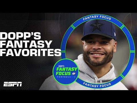 Daniel Dopp's 5 Fantasy Favorites 🔥 | Fantasy Focus 🏈 thumbnail