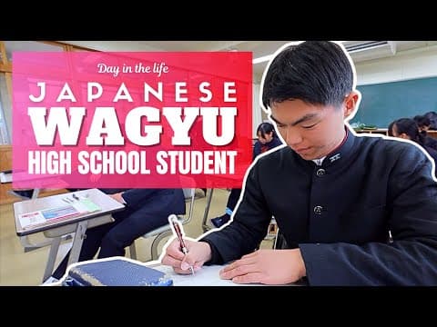 Day in the Life of a Japanese Wagyu High School Student thumbnail