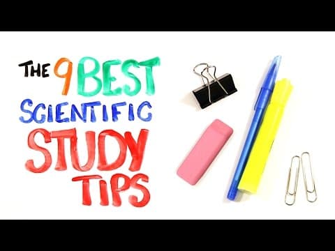 The 9 BEST Scientific Study Tips thumbnail