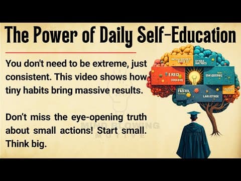 📚 Educate Yourself Every Day – Unlock the Power of Daily Learning!🔥 || English Listening Practice ✅️ thumbnail