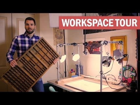 How to Create an Efficient Home Studio Workspace thumbnail