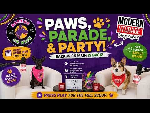 Barkus on Main: The Ultimate Dog Parade Comes to Little Rock! | Modern Storage® Unpacked thumbnail