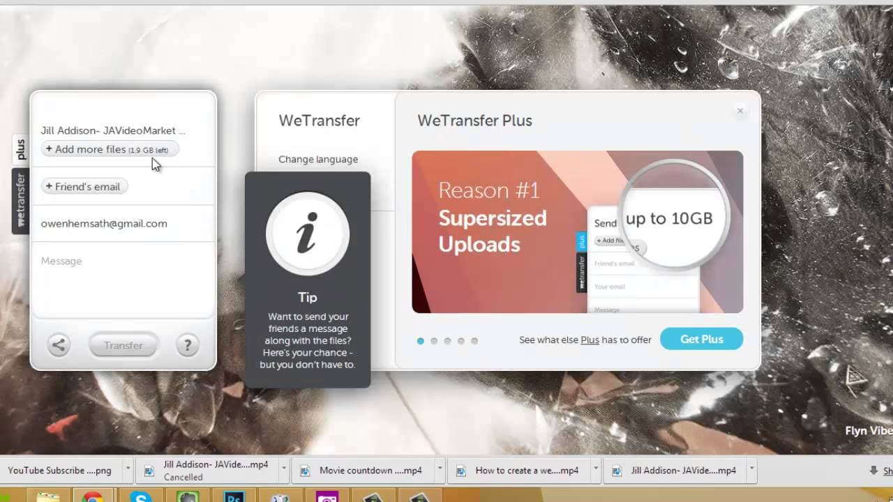 YouTube video player