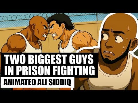 Two Biggest Guys In Prison Fighting (Animated Ali Siddiq) thumbnail