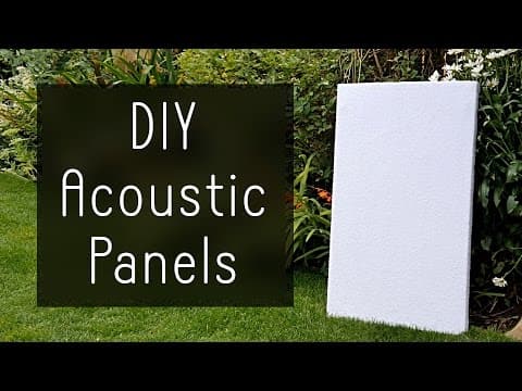 How to Make High Performance Sound Absorption Panels for $5 thumbnail