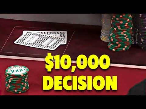 A $10,000 DECISION with 3 of a Kind at $5/10/20! thumbnail