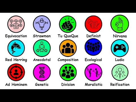 Every Logical Fallacy Explained in 11 Minutes thumbnail