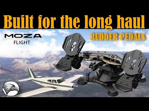 MOZA MRP Rudder Pedal Review | Tested in MSFS2024 thumbnail