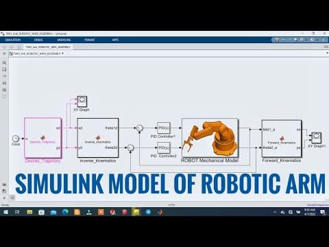 How to Model and Simulate a Robotic Arm in MATLAB thumbnail