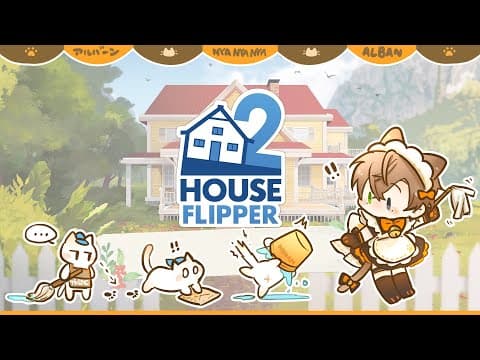 AT YOUR SERVICE, NYA! 【 HOUSE FLIPPER 2 】 【 NIJISANJI EN | Alban Knox 】 thumbnail