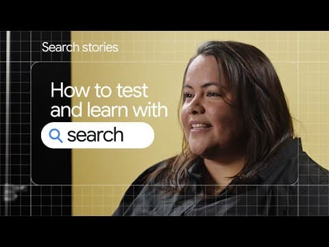 How to test and learn: Search Stories thumbnail