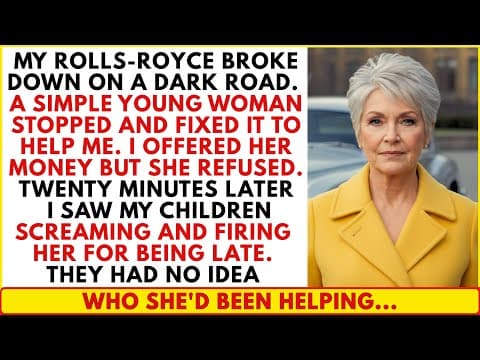 A Stranger Stopped to Help Me, Then I Saw My Daughter Firing Her for Being Late—What I Did Next... thumbnail