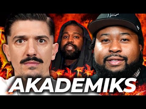 DJ Akademiks on Kanye’s Comeback, Diddy vs 50 Cent Exposed, & Adam 22 Wife Sharing Reaction thumbnail