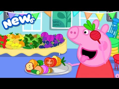 Peppa Pig Tales 2025 🌈 Super RAINBOW Buffet 🍓 BRAND NEW Peppa Pig Episodes thumbnail