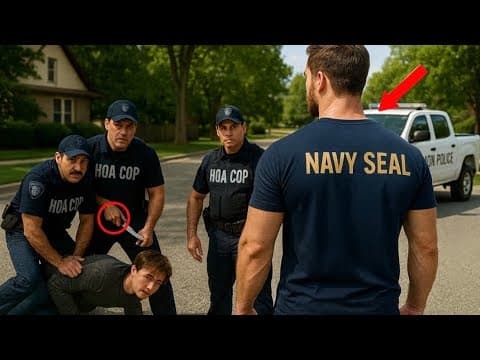 HOA Karen sent Fake Cops to Take My Son Using Bylaws- I'm a Navy SEAL And They Didn't leave the same thumbnail