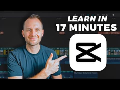 CapCut Beginners Tutorial: Edit for FREE on Mac & PC! thumbnail