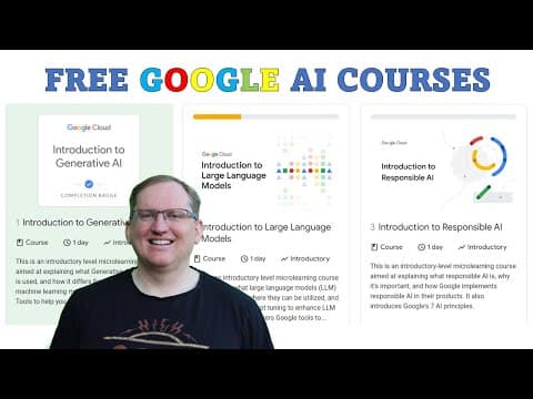Free Google Generative AI Courses thumbnail
