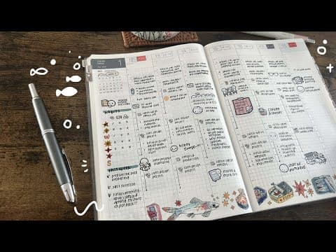 Weekly Plan With Me: A Fishy Week 🐟 | Hobonichi Cousin thumbnail