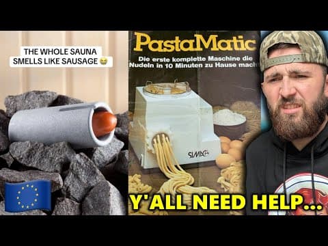 European Inventions That Americans Don’t Understand... *is this real* thumbnail