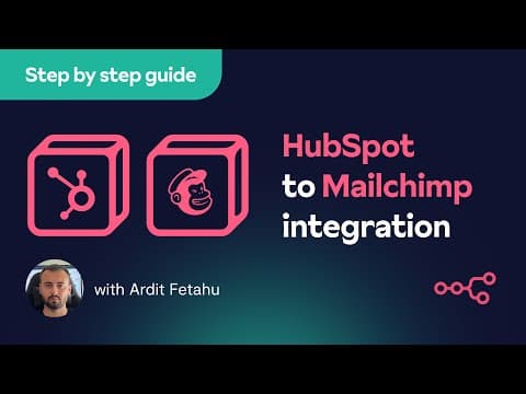 Hubspot to MailChimp integration thumbnail