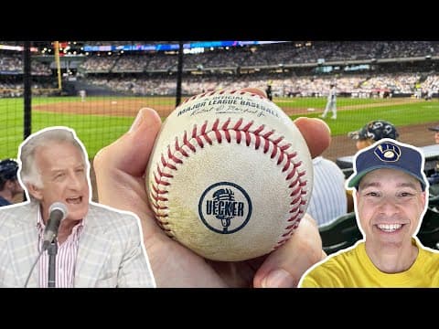 Juuuuuuuust a bit outside! I took a DAY TRIP from NYC for Bob Uecker Day in Milwaukee thumbnail