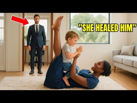 The Millionaire’s Son Never Walked – Until He Saw the New Black Maid Do the Unbelievable thumbnail