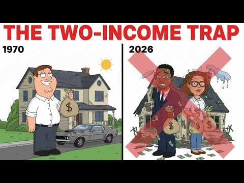 Why Two Incomes Leave You Broker Than One (The Two-Income Trap) thumbnail