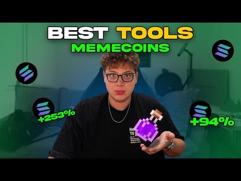 How to use the BEST TOOLS for Solana Memecoins thumbnail