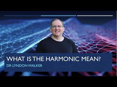 What Is the Harmonic Mean and When Should You Use It? thumbnail