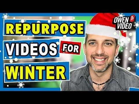 How to Repurpose Old Videos with Winter Effects thumbnail