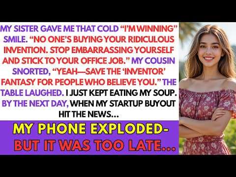 My Sister Mocked My “Ridiculous” Invention At Dinner—Then My Startup Buyout Hit The News… thumbnail