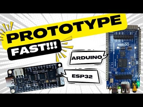 How to prototype an electronics project FAST! #TeamWater #arduino thumbnail