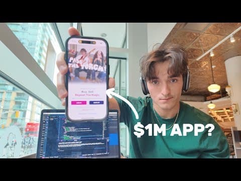How I Use AI To Build An App That ACTUALLY Makes Money thumbnail
