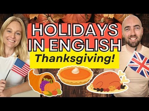 Real Thanksgiving Vocabulary in English Pictures Food Traditions and Celebrations thumbnail