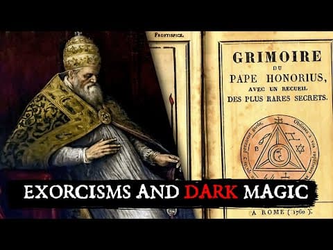 The Terrifying BLACK Grimoire of Pope Honorius - Exorcisms, Demons and Dark Magic thumbnail