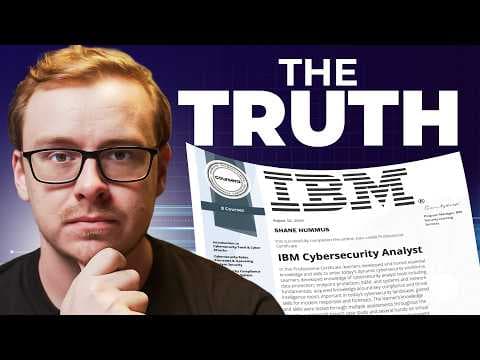 The TRUTH About IBM's Cybersecurity Certificate (Coursera) thumbnail