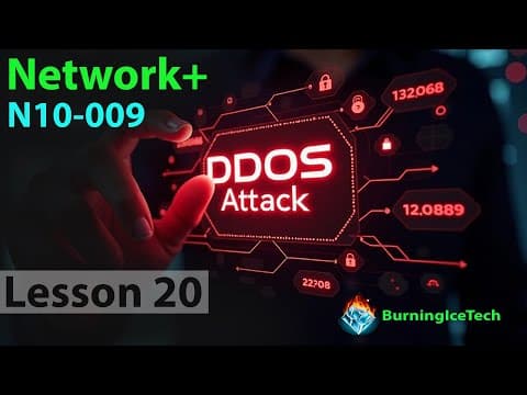 CompTIA Network+ N10-009 | Lesson 20 - Denial of Service (DoS) thumbnail